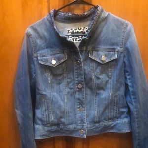 White House Black Market Jean Jacket, Sz S